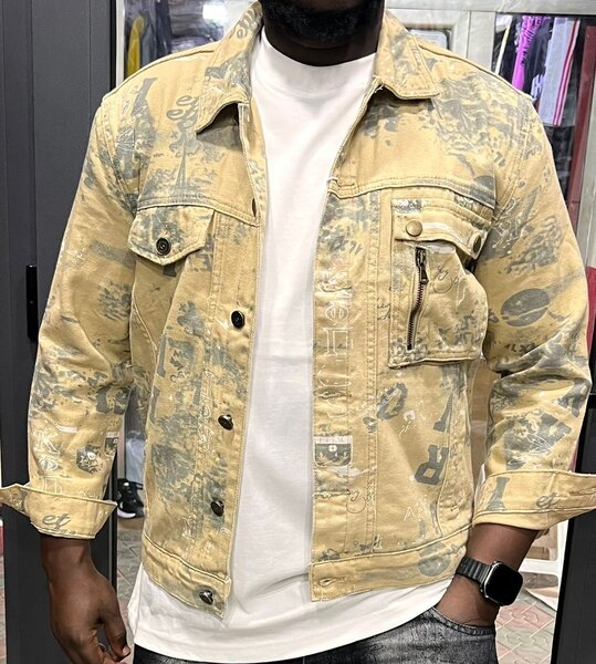 Veste en jean homme élégante