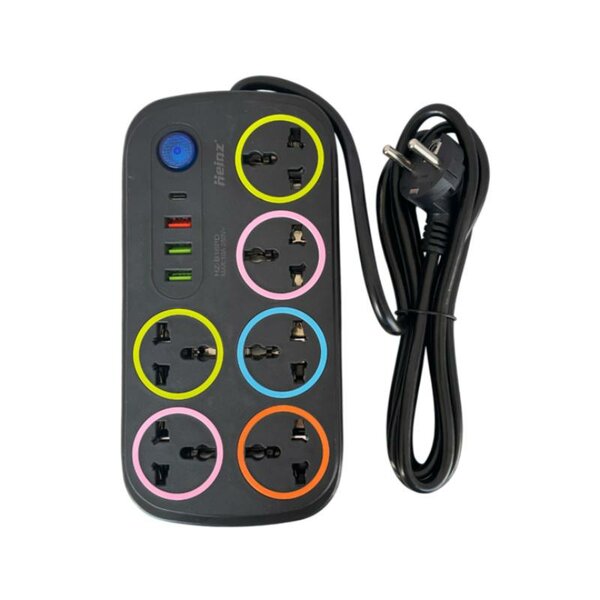 Belnz 6-Outlet Power Strip with USB Ports