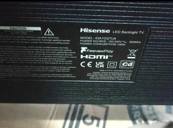 Téléviseur LED Hisense 4K