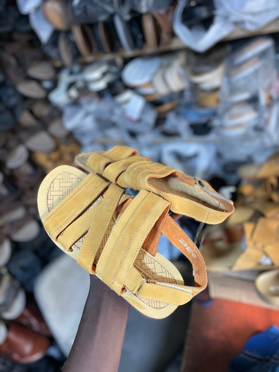 Sandales en cuir pour hommes