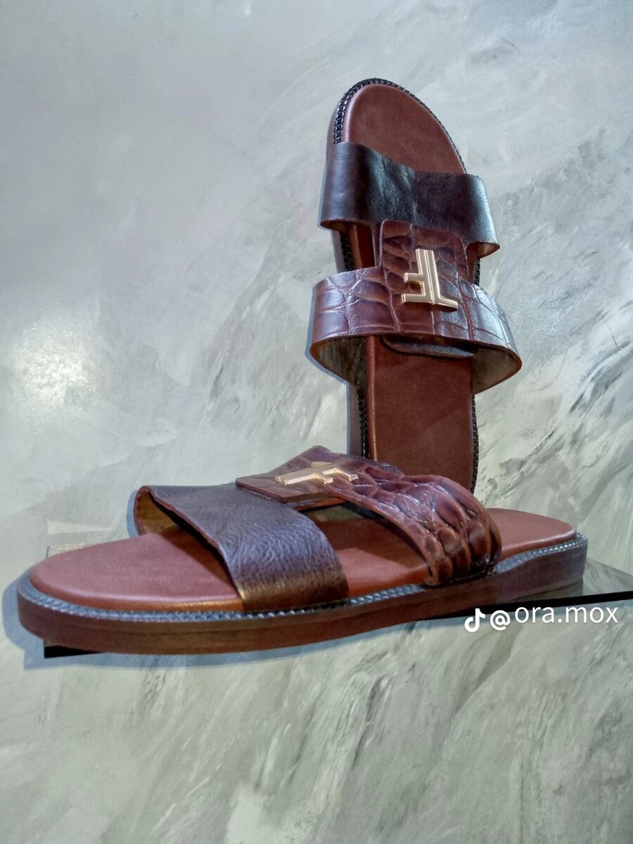 Sandales élégantes en cuir