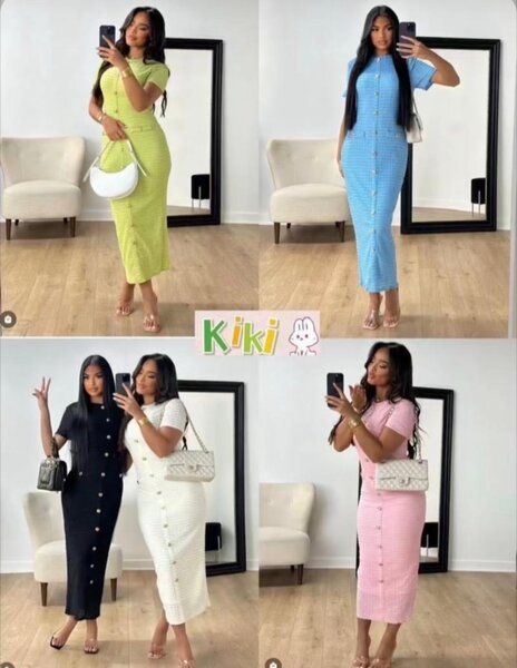 Robe mi-longue élégante