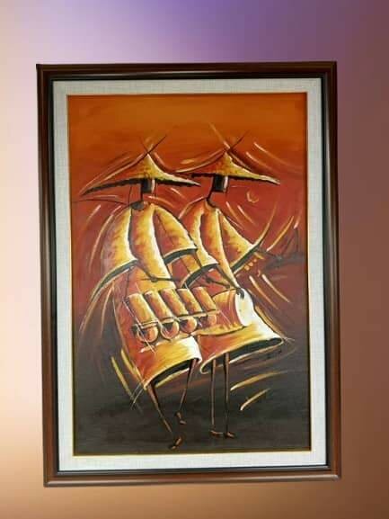 Tableau Abstrait Coloré Modern