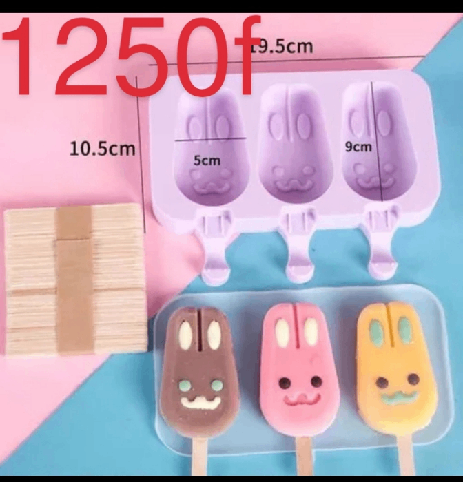 Moule à Glace Silicone Animaux