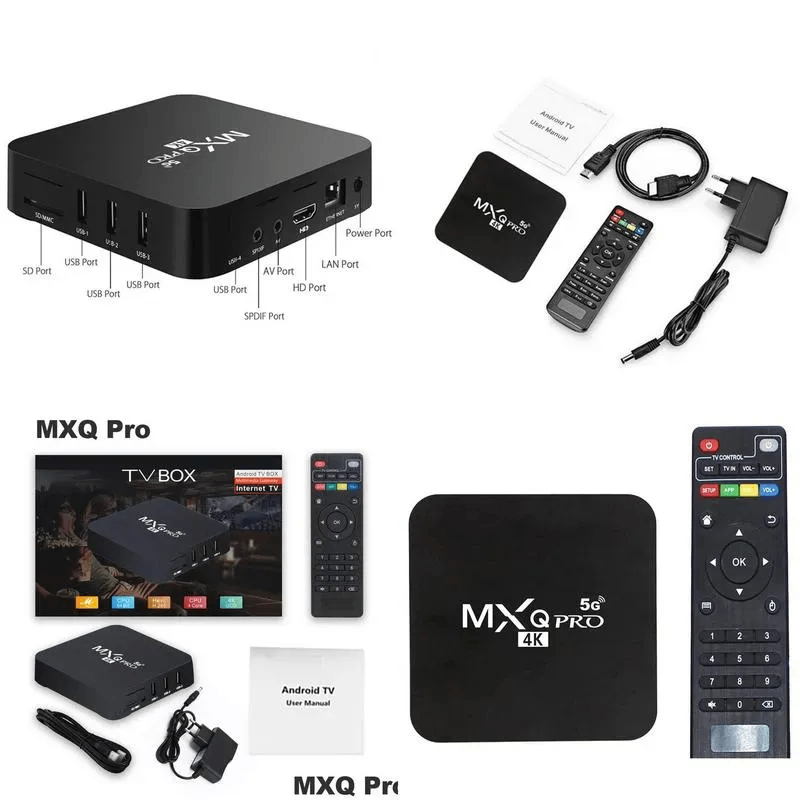 Boîtier TV MXQ Pro 4K