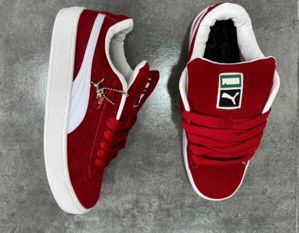 Baskets PUMA rouges classiques
