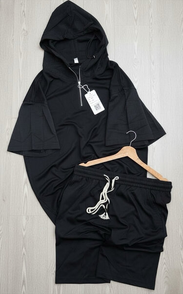 Ensemble survêtement noir pour homme