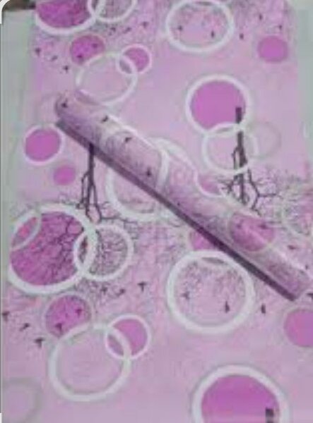 Papier peint décoratif rose