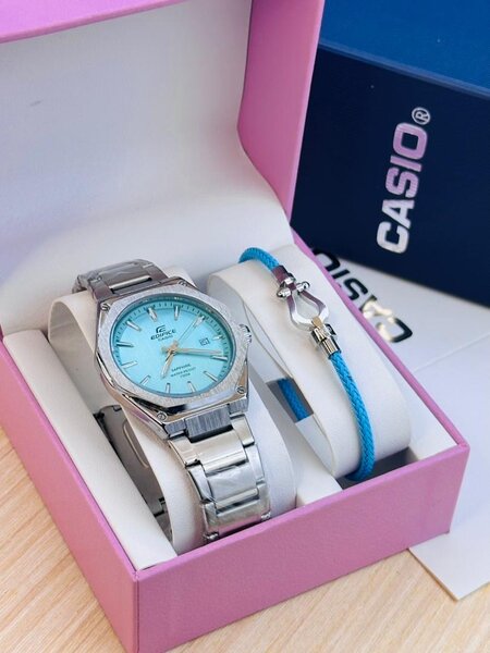 Montre Casio Femme Acier Argent