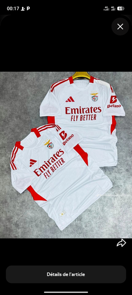 Maillot Benfica Officiel