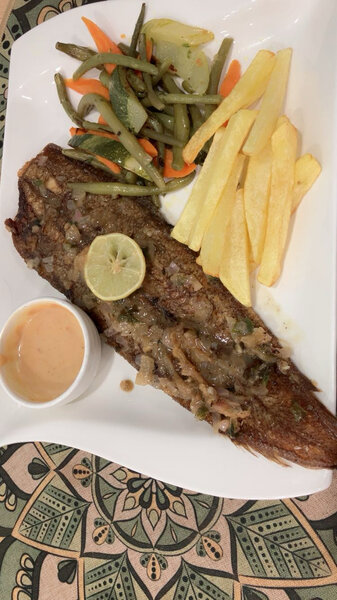 Filet de poisson grillé