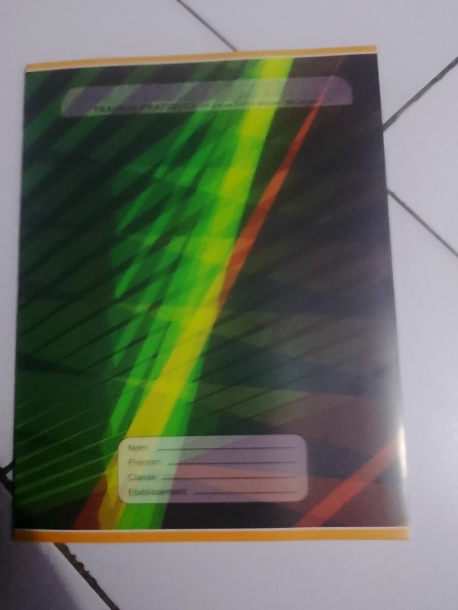 Cahier quadrillé 96 pages