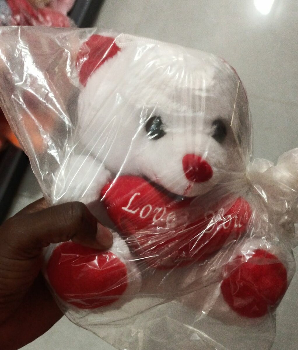 Ours en peluche amour 21 Cm