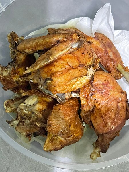 Yassa au poulet  aux legumes