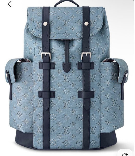 Sac à dos en toile monogramme