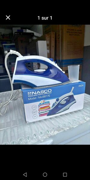 Fer à Repasser Nasco Bleu