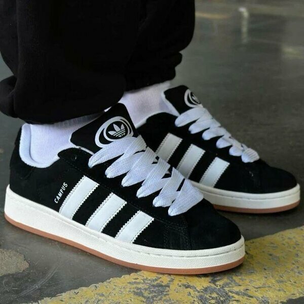 Adidas Campus noir blanc homme 40-45