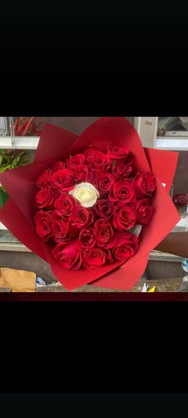 Bouquet de roses rouges