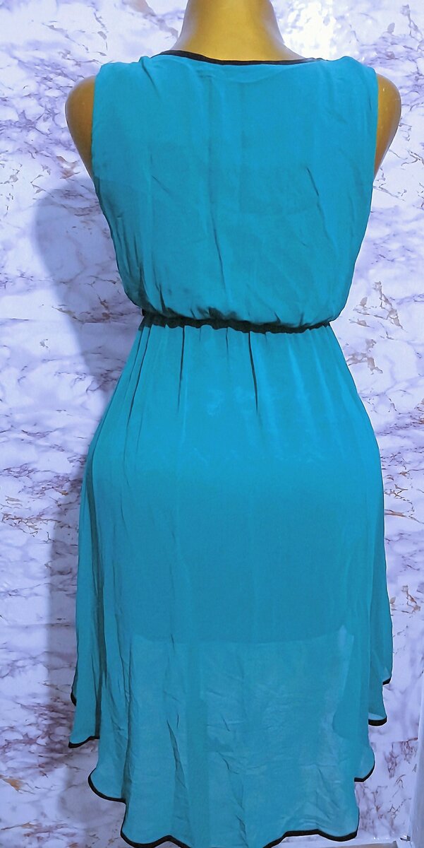Robe élégante turquoise femmes