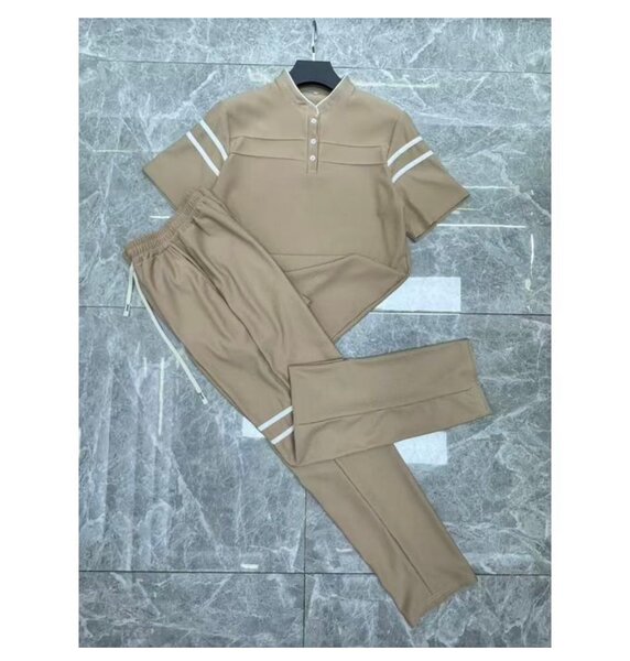 Ensemble survêtement homme beige