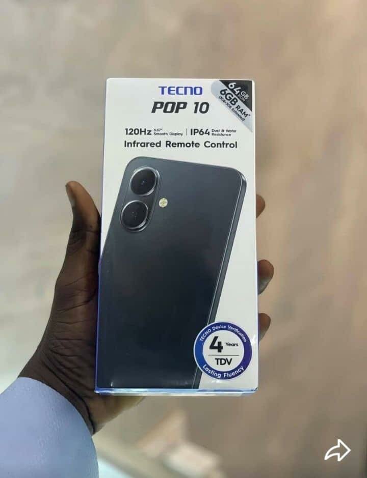 Tecno Pop 10 Smartphone