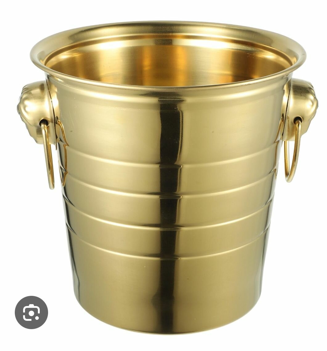 Seau à champagne doré