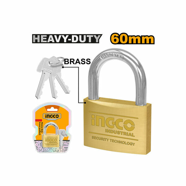 Cadenas robuste 60mm laiton