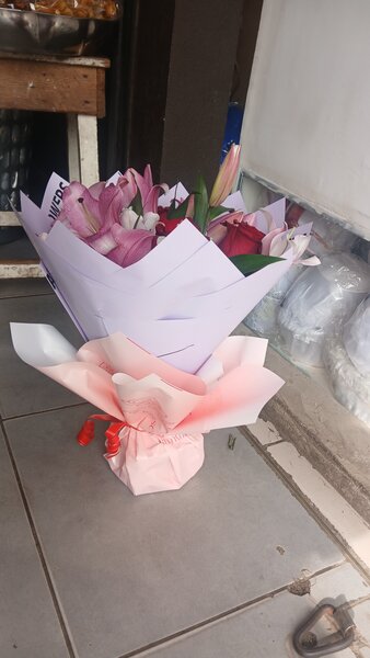 Bouquet de fleurs romantique