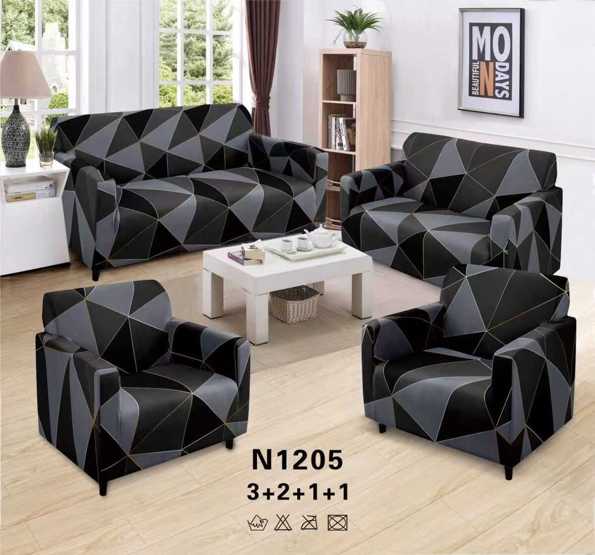 Housse de canapé extensible