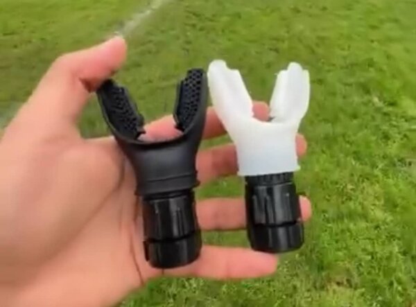 Embouts de plongée ergonomiques