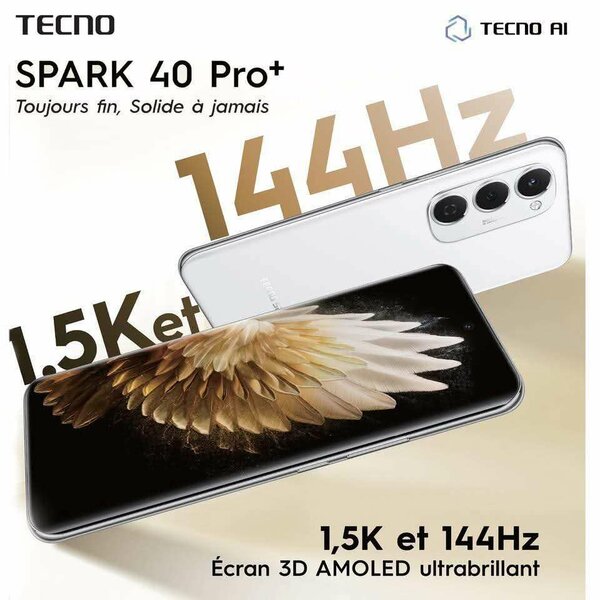 Tecno Spark 40 Pro+128GB 8+8
