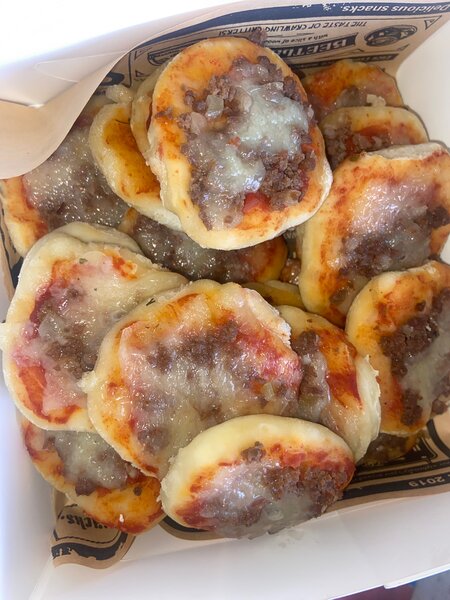 Mini pizzas délicieuses