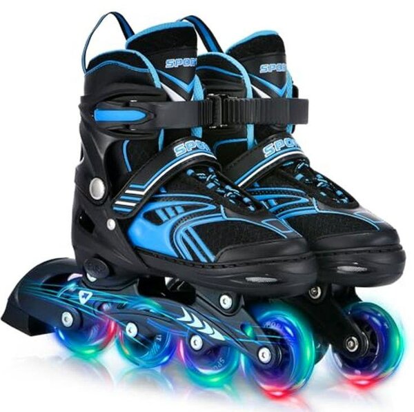 Patins à roulettes lumineux