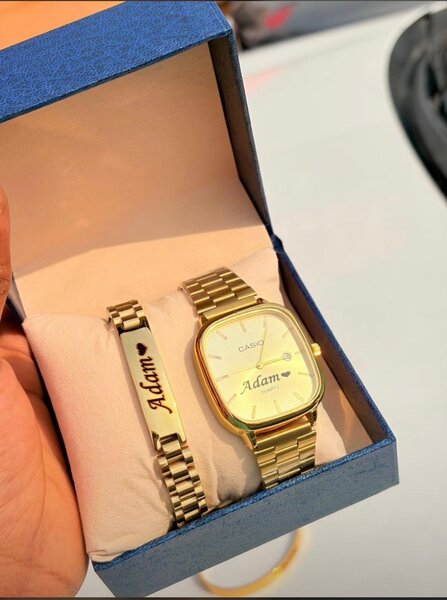 Montre Casio personnalisée avec bracelet