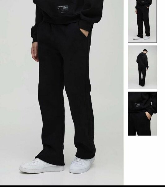 Pantalon noir homme décontracté
