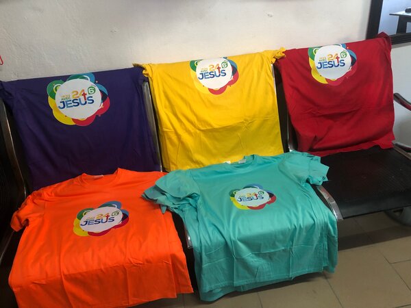T-shirts colorés unisexes