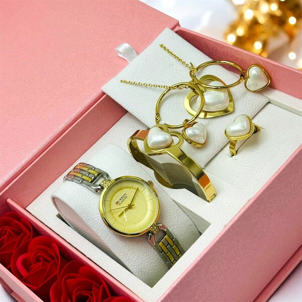 Ensemble Montre et Bijoux Luxe