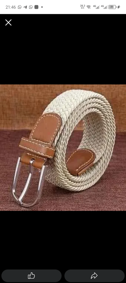 Ceinture tressée élégante