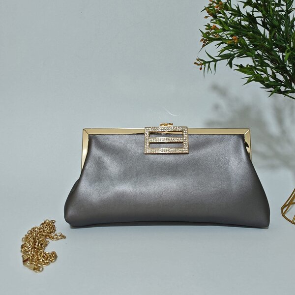 Sac à main femme mariage soirée en satin