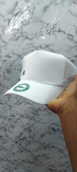 Casquette Lacoste blanche pour homme