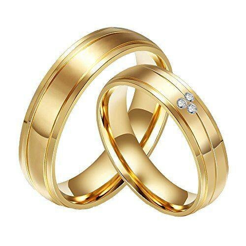 Alliance de mariage or et diamant