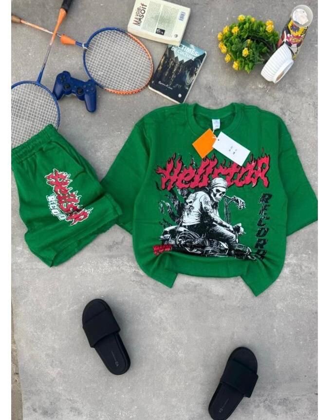 Ensemble survêtement et sweat-shirt imprimé