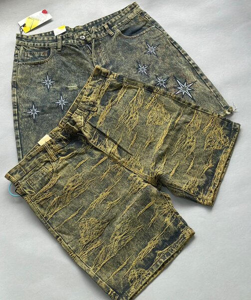 Short en jean délavé mode