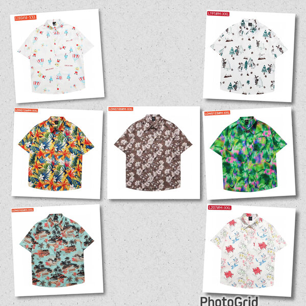 Chemises à motifs décontractées