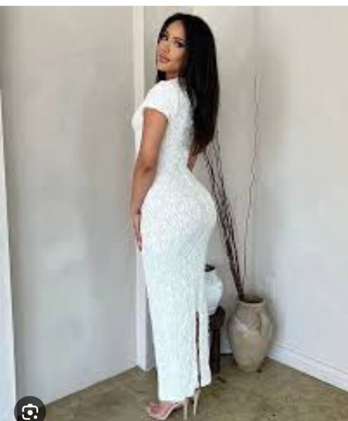 Robe Longue Élégante Blanche