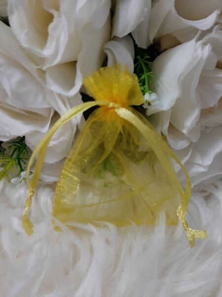 Sac organza Jaune