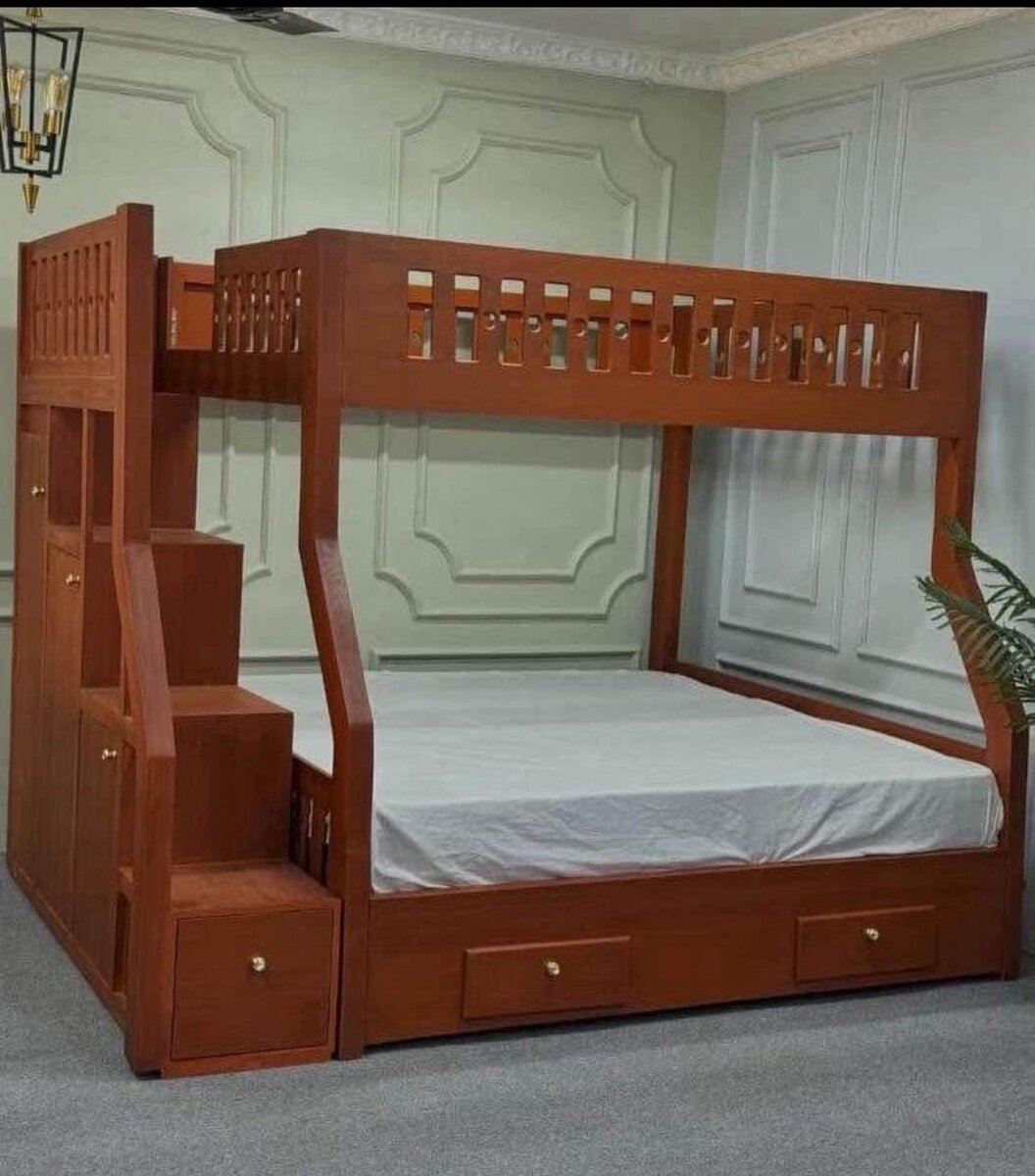 Lit superposé en bois