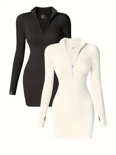 Robe pull à manches longues