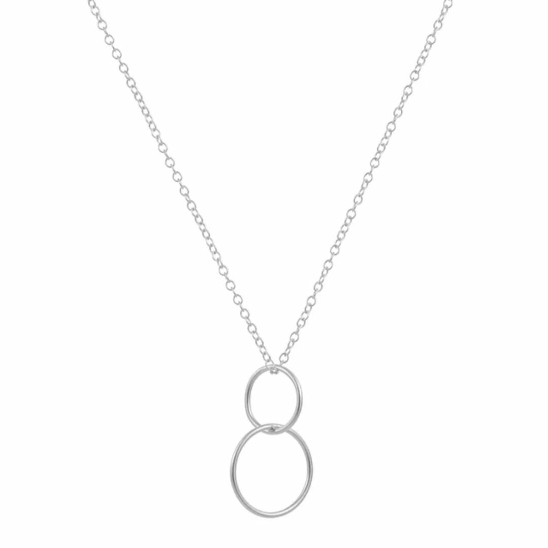 Elegant Double Circle Necklace
