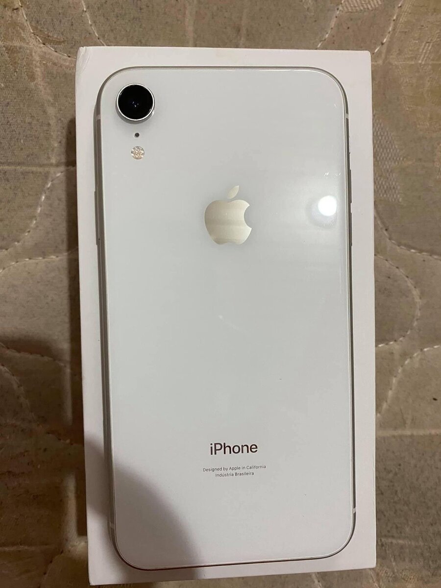 iPhone XR blanc
